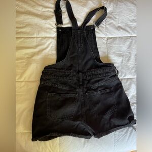 Madewell Black Denim Overalls Small